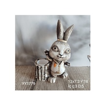 Mutlu Tavşan Happy Rabbit Kız Silikon Kalıp