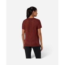 Asics Metarun Ss Top Kadın Bordo Kısa Kollu Tshirt 2012d418-200