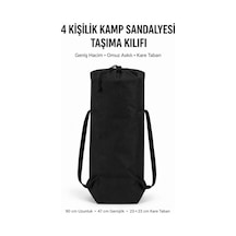 4 Kişilik Kamp Sandalyesi Taşıma Kılıfı, Antrasit 90 47 Cm
