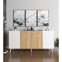 Floradesign Saphire Konsol / Konsol / Çok Amaçlı Dolap 160 Cm Beyaz-mese