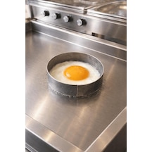 11 Cm Yuvarlak Yumurta Omlet Çemberi - Krep Pankek Pişirme Kalıbı Çok Renkli