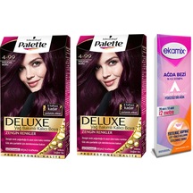 Palette Deluxe Set Saç Boyası 4 - 99 Patlıcan Moru 2 Adet (423734269)