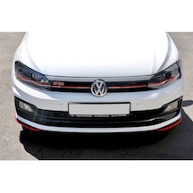 Autogp Vw Polo Aw1 Gti Ön Panjur Izgara Kırmızı Şeritli 2018+ Gr-gt-vw-plo8