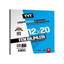 Tyt Fen Bilimleri Ösym Çıkmış Ve Çıkabilecek Sorulardan Oluşturulmuş 12 Deneme Sınavı Tamamı Video Çözümlü Abanoz - Beyaz