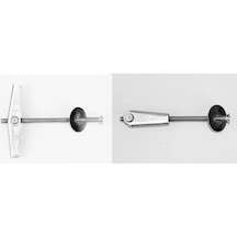 Metal Alçıpan Paraşüt Dübel Vidalı 8 Cm - 1 Adet Belirtilmemis