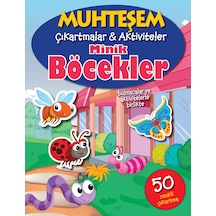 Muhteşem Çıkartmalar Ve Aktiviteler - Minik Böcekler - Kyut-761634