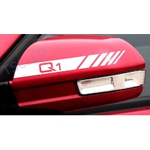 Q1 Ayna Sticker Audi Oto Araba Sticker