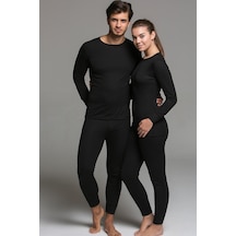 Bonbonetti Chocolate Baby & Kids Bonbonetti Yetişkin Termal Içlik Takım Kayak Doğa Sporları Siyah-haki