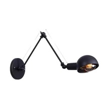 Rsylight Retro Metal Dekoratif Rustik Akrobatik Siyah Duvar Aplik Siyah