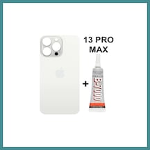 Bezos İphone 13 Pro Max Uyumlu Arka Pil Kapağı Yapıştırıcı Hedi Mac Çok Renkli