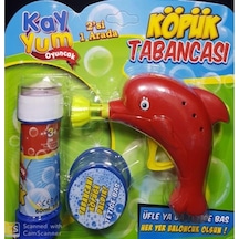 Kayyum Köpük Tabancası Sevimli Yunus Balığı  Kırmızı