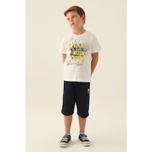U.S. Polo Assn. U.s. Polo Assn Lisanslı Sport Krem Erkek Çocuk Kapri Takım 5274-43113 Krem
