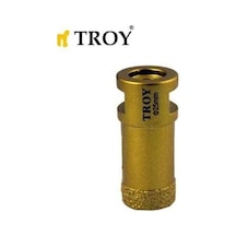 Troy 27450-25 Avuç Taşlamalar İçin Seramik Kuru Elmas Delici, 25mm