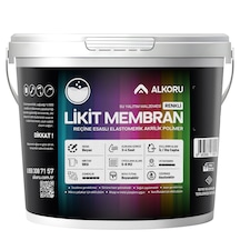 Alkoru 5 Kg Beyaz Likit Membran Renkli Reçine Esaslı