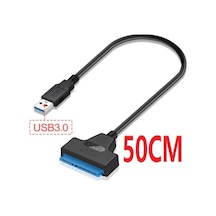 Usb 3.0 2.5 Inç Sata 4706A Ssd Hdd Hard Disk Kutu Kablosu 50Cm
