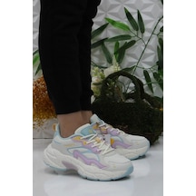 Lumberjack Fanto Kırık Beyaz Rahat Sneaker Kadın Ayakkabı 001