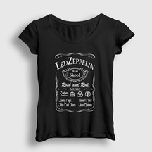 Presmono Kadın Old Led Zeppelin T-Shirt