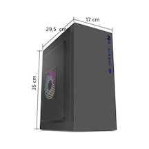 Aztech Aztb02600 Tıtan 600w Siyah Usb 2.0 Micro Atx Kasa