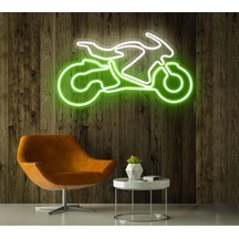 Twins Led Rent A Carlara Özel Motor Figürlü Neon Tabela Yeşil Model:model:26643366 Yeşil