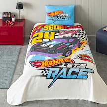 Taç Lisanslı Hot Wheels Fast Tek Kişilik Pamuk Pike Takımı 000000001000050174 Çok Renkli