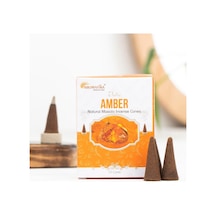 Amber Aromalı Organik Kömürsüz Konik Tütsü