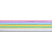 Lino 13x500 Mm Oluklu Şerit 8 Renk Pastel Seri 40'lı