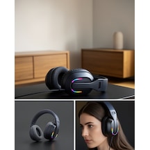 Kablosuz Oyuncu Kulaklığı Rgb Işıklı 40mm Sürücülü