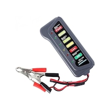 Akü Test Cihazı Şarj Kontrol Aparatı Led Işık Panelli Çok Renkli