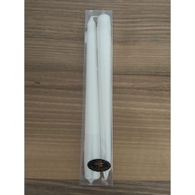 Şamdan Mum Beyaz 2'Li Paket Bozkurt Mum