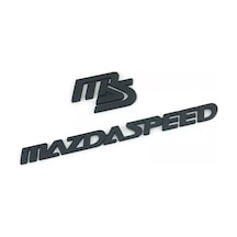 Mazda Speed Piano Black Bagaj Yazısı Ve Arması 2'li 3m 3d Abs Mazda E-serisi