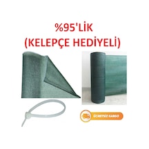 Gölgelik File %95 - Koyu Yeşil- Gölgeleme Filesi-Bahçe-Çit Örtüsü
