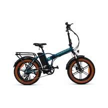 Corelli Quınox 20 Jant 42 Folding Fat Bike Elektrikli Bisiklet Dark Green Yeşil