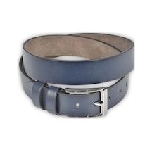 Deepsea Erkek Lacivert 4 Cm Eninde Demir Tokalı Suni Deri Spor Kemer 2402613 False
