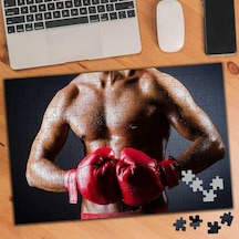 Kickboks-sporcu 240 Parça Puzzle Yapboz-024764