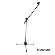 Audıox Boom Mikrofon Standı Tripod Mikrofon Sehpası, Yükseklik Ayarlı, 2 Adet Mikrofon Başlığı Klip + Tutucu