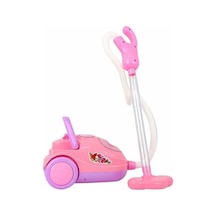 Can Ali Toys Oyuncak Pilli Elektrikli Şirin Süpürge Makinesi Ses Efektli Pembe