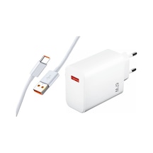 Xiaomi Uyumlu Mi 67W Turbo Hızlı Şarj Aleti Adaptör+kablo Set 67w