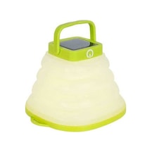 Bloomnest Katlanabilir Led Fener Kamp Işığı - Sıcak Beyaz - Su Geçirmez - Güneş Enerjili - 3 Modlu El Feneri Asorti Çok Renkli