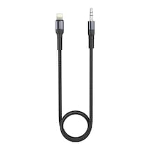 Fulltech Fh16 Lightning To 3.5mm Aux Ses Kablosu 1.2 Metre Dayanıklı Ve Esnek Tasarım