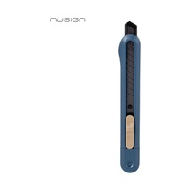 Nusıgn Maket Bıçağı 9mm Sk5 Çelik 13 Parça Kırılabilir Bıçak Mavi