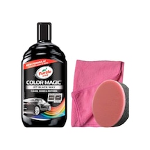 Jet Black Renkli Cila Siyah 500 Ml + Pasta Cila Süngeri + 3 Bez