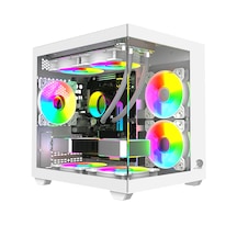 Gameline Hıper V2 3x Rgb Fanlı Usb 3.0 Gaming Bilgisayar Kasası Beyaz
