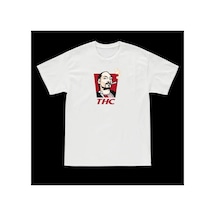 Tarzsokak Unisex Oversize Snoop Dogg Baskılı Tshirt Beyaz