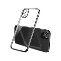 Apple Uyumlu iPhone 11 Pro Max 6.5Inç Renkli Kenar Seffaf Kilif Kamera Koruma 515730509