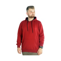 Mode Xl Büyük Beden Eşofman Üstü 2Ip Basic 20569 Bordo 001