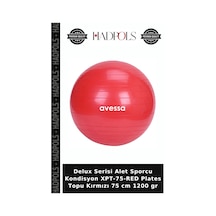 Delux Serisi Alet Sporcu Kondisyon Xpt-75-red Plates Topu Kırmızı 75 Cm 1200 Gr