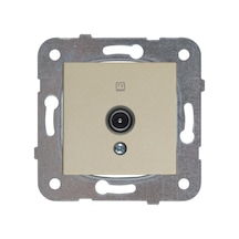 Viko Novella Data Nümeris Telefon Prizi Cat5 Bronz