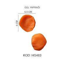 Silikon Kalıp Yaprak Hg-483 Turuncu