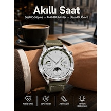 Akıllı Saat Bildirim Görme Sesli Görüşme Çoklu Kordon Gps Takibi
