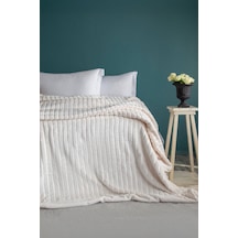 Apricitas Home Gentle Ecru Tek Kişilik Battaniye 160x220 Cm Ekru